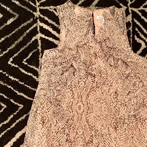 BCBGeneration Snakeskin Print Shift Dress